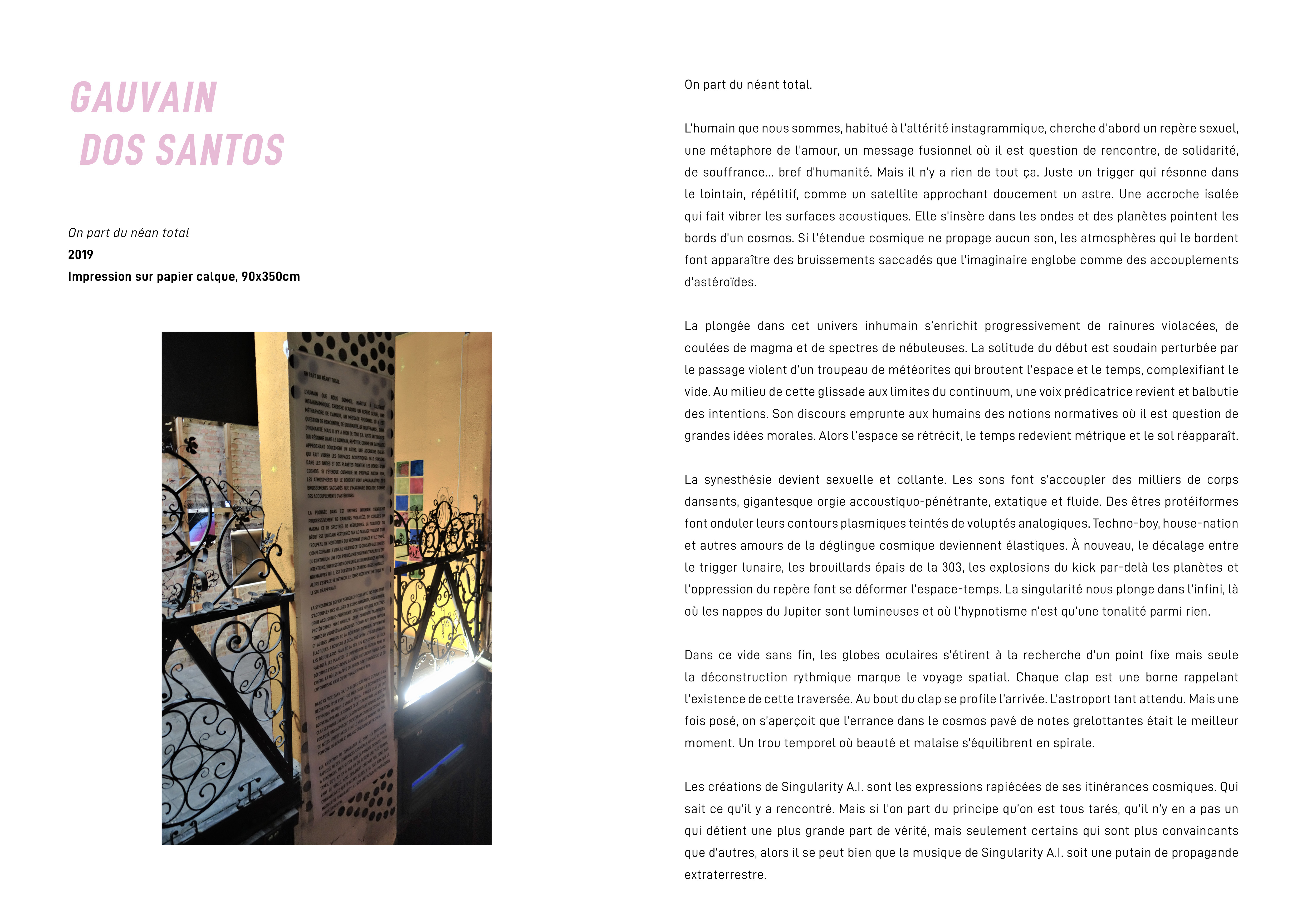 Edition numérique Space XXX10